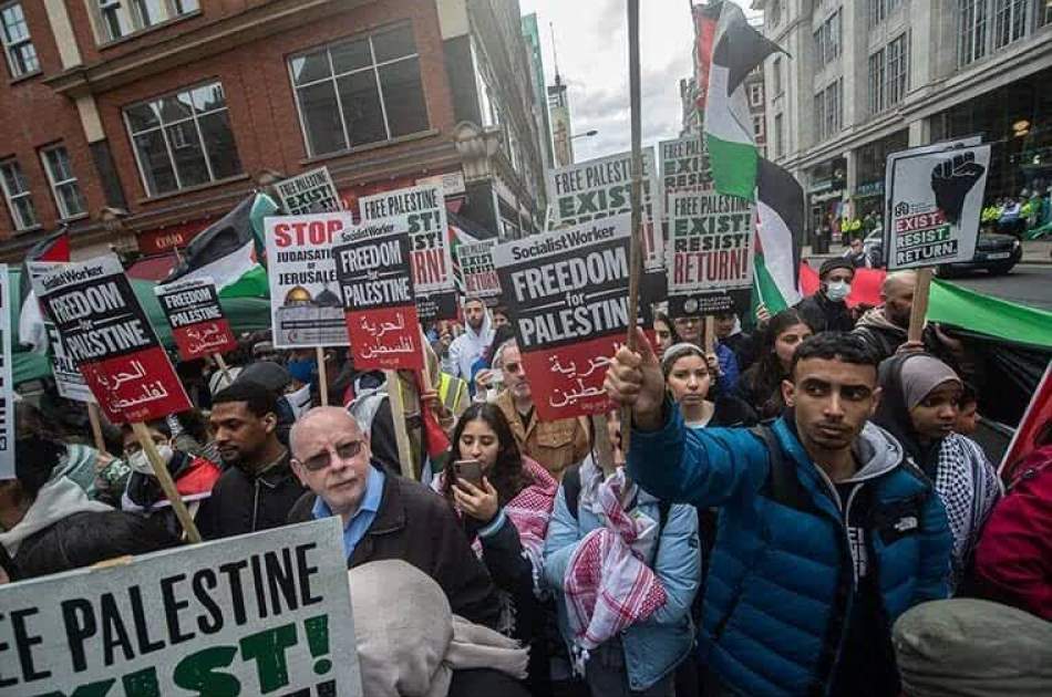 Brits hold fresh pro-Palestine rally in London
