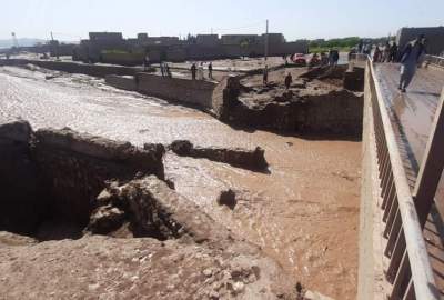 تصاویر/ جاری شدن سیلاب وحشتناک در منطقه جبرئیل هرات  