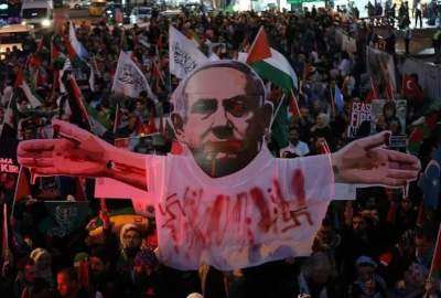 Massive demonstration in Istanbul in support of Gaza