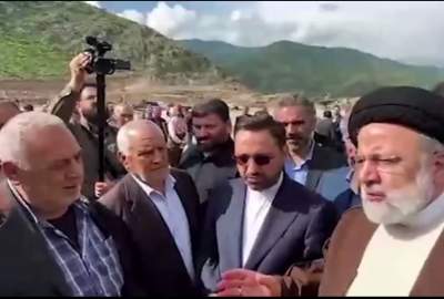 آخرین ویدئو از آیت الله رئیسی، رییس جمهوری اسلامی ایران و هیات همراه ایشان  