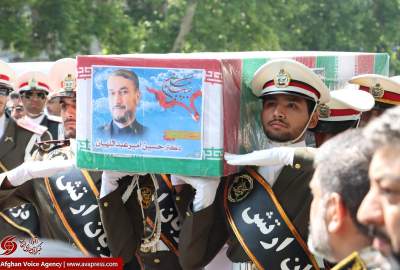 گزارش  تصویری/ مراسم تشییع و تدفین وزیر امورخارجه شهید جمهوری اسلامی ایران در تهران و شهر ری  