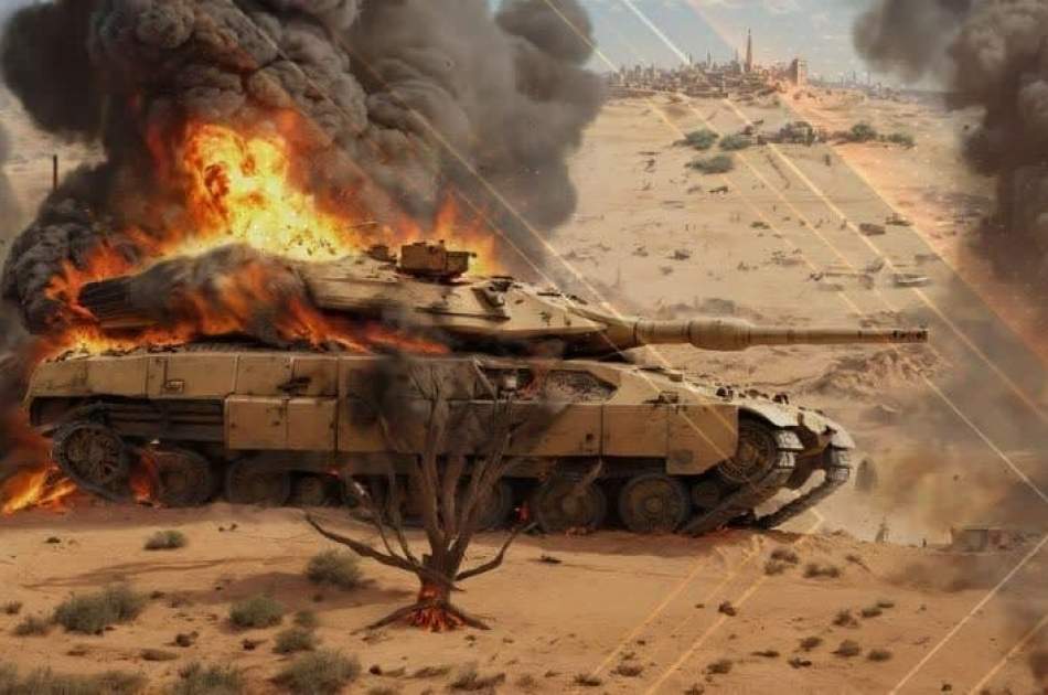 Hezbollah targets Zionists’ positions, destroys Merkava tank