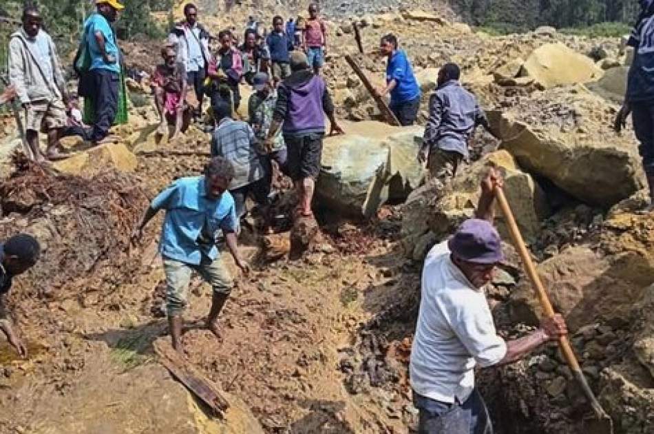 کشته شدن ۲۰۰۰ نفر بر اثر رانش زمین در پاپوآ گینه‌