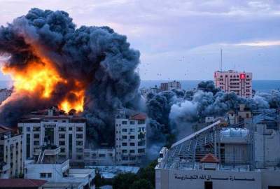 Bombing residential houses in Gaza/Iraqi Islamic Resistance drone attack on occupied Haifa