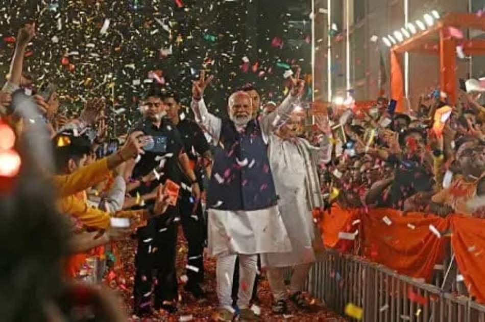 Modi declared victory in India