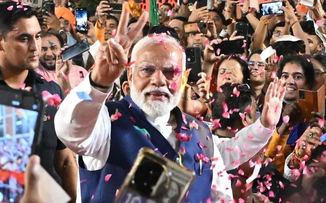 نارندا مودی بار دیگر در انتخابات هند پیروز شد
