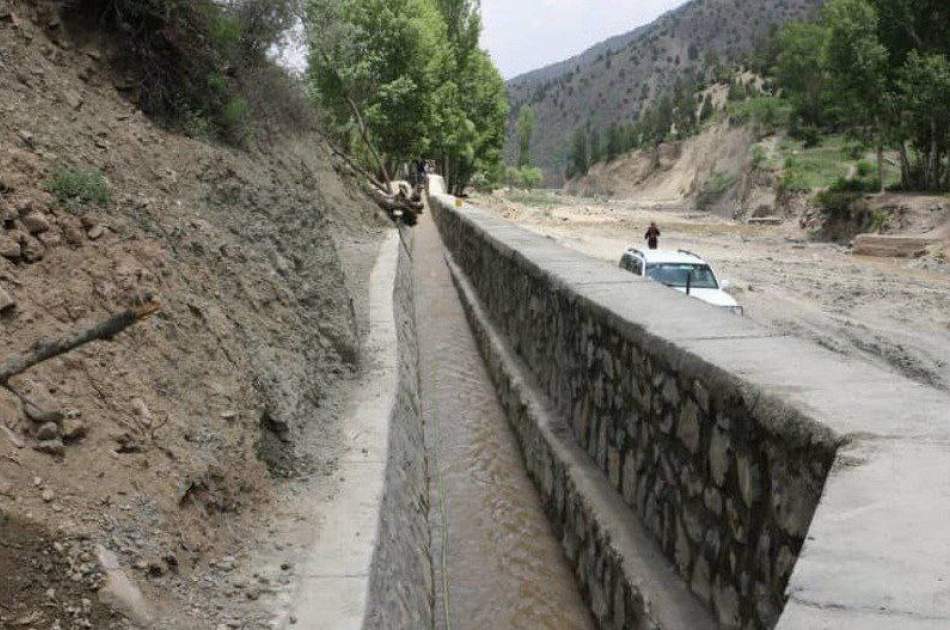 ساخت دو کانال آب با هزینه ۴ میلیون افغانی در پکتیا