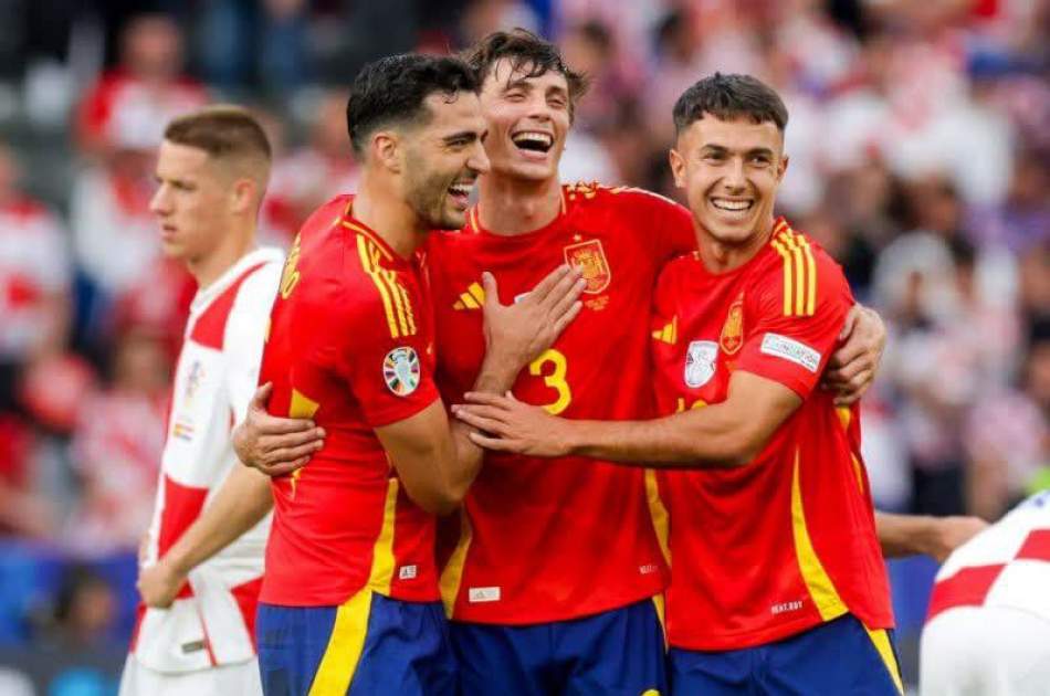 اسپانیا ۳-۰ کرواسی؛ شاگردان دلا‌فوئنته در حد مدعی قهرمانی