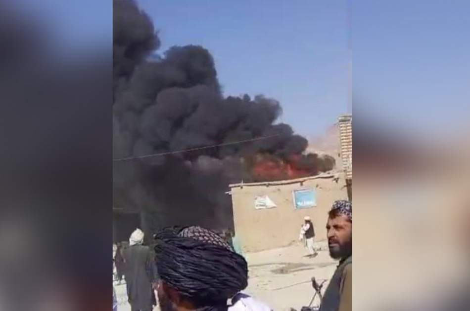 The oil tank fire in Uruzgan took the life of a girl and left four injured