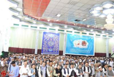 گزارش تصویری/ برگزاری مراسم عروسی دسته جمعی ۷۲ زوج جوان به مناسبت عید غدیر خم در کابل  