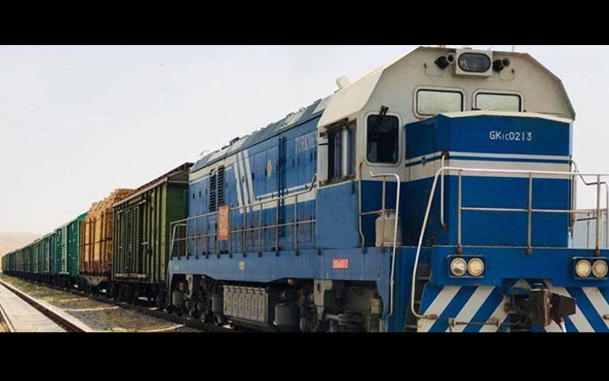 انتقالات بیش از ۶۰۰ هزار تُن کالا از طریق خطوط آهن افغانستان
