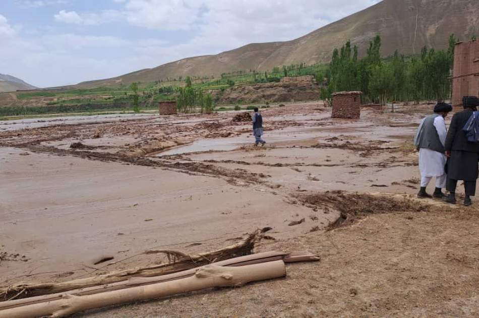 خسارات جانی و مالی بر اثر جاری شدن سیلاب در بامیان