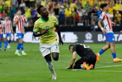برازیل ۴-۱ پاراگوئه؛ برد قاطع سلسائو با درخشش وینیسیوس جونیور