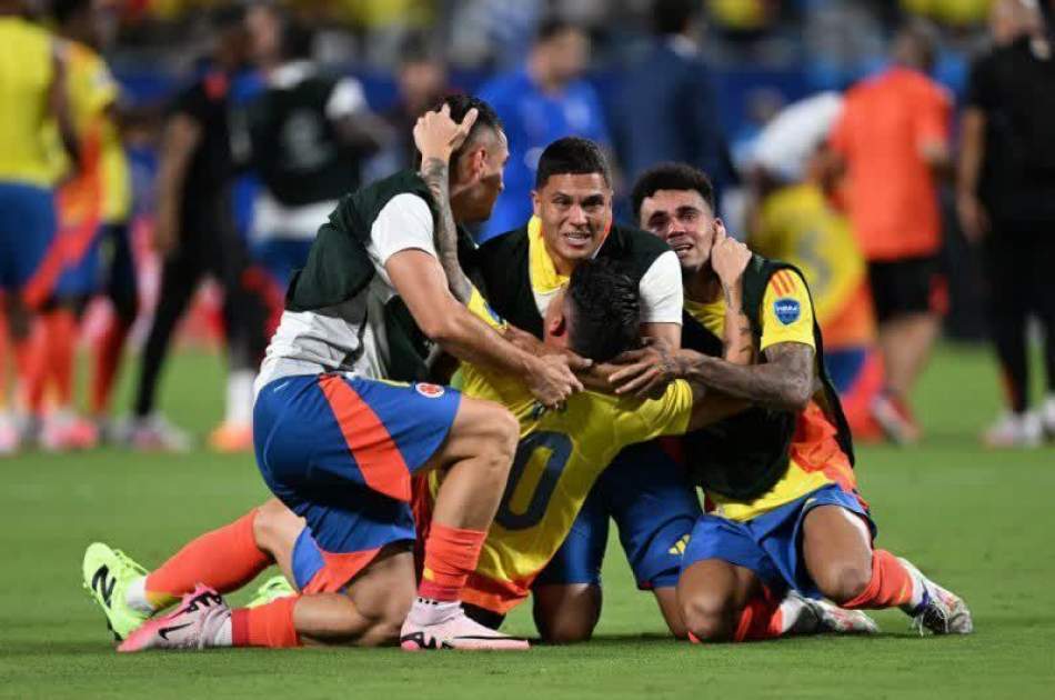 Colombia 1-0 Uruguay; Argentina