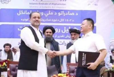 امضای قرار‌داد صادرات نخ‌پنبه افغانستان به چین