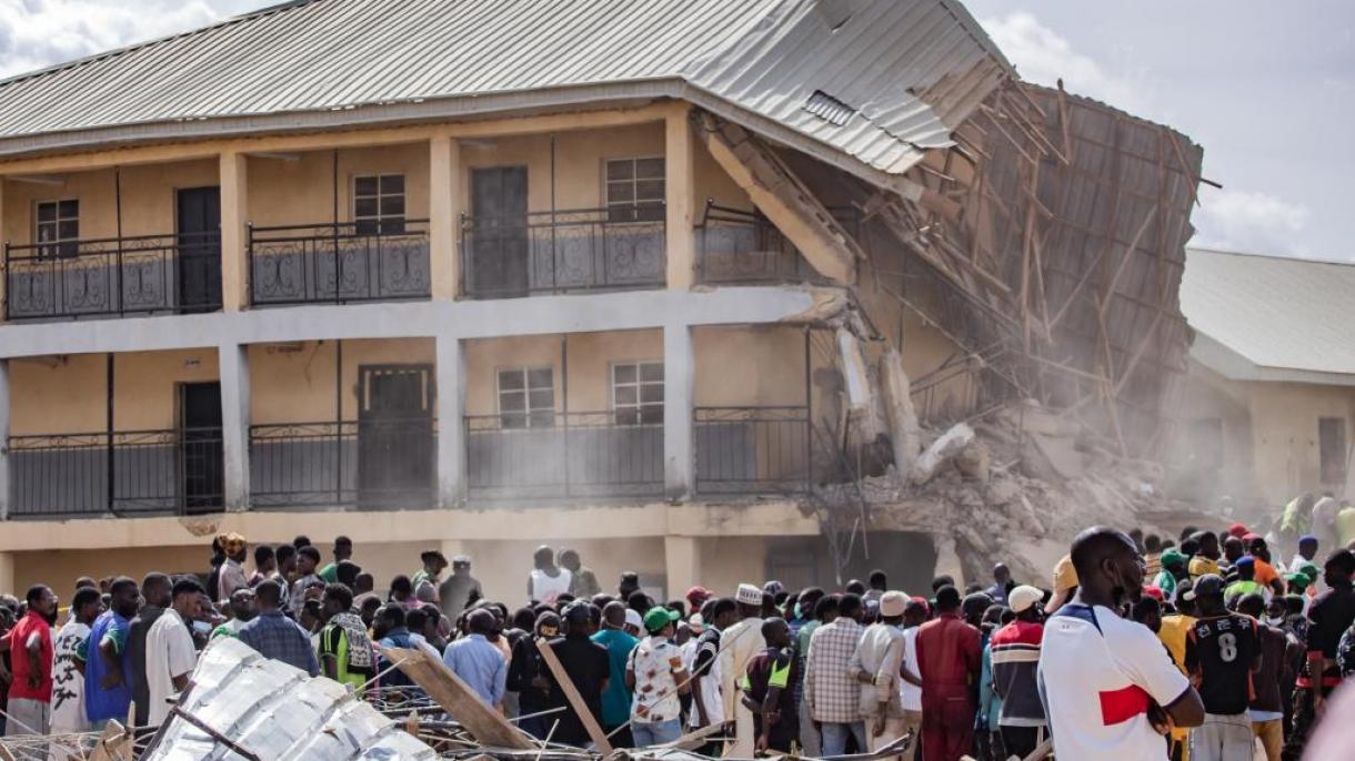کشته شدن 22 دانش‌آموز در پی ریزش ساختمان یک مکتب در نیجریه