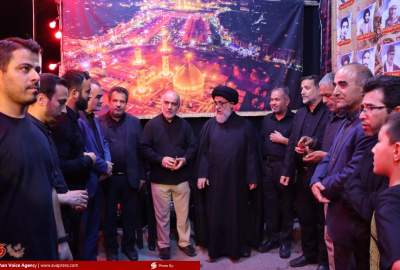 حضور ریاست کل مرکز فعالیت های فرهنگی اجتماعی تبیان در مواکب مهاجرین افغانستانی در مشهد مقدس  