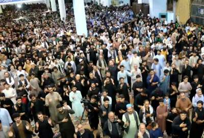 اجتماع بزرگ عزاداران حسینی در هفتمین شب شهادت حضرت اباعبدالله الحسین(ع) در هرات  