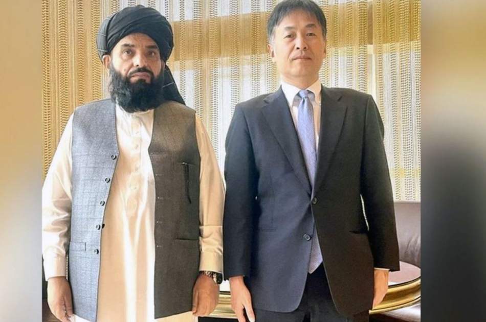 گفتگوی رییس دفتر سیاسی حکومت در قطر با سفیر ‎جاپان برای ‎افغانستان روی حمایت از بخش خصوصی