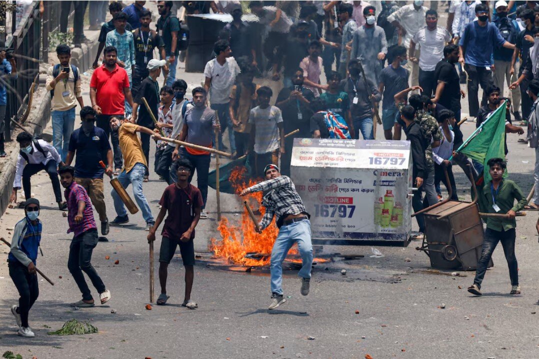 ادامه اعتراضات دانشجویی در بنگلادیش