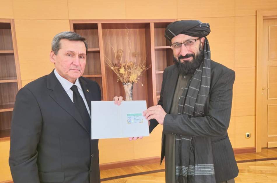 ترکمنستان د اسلامي امارت دیپلومات ومنل