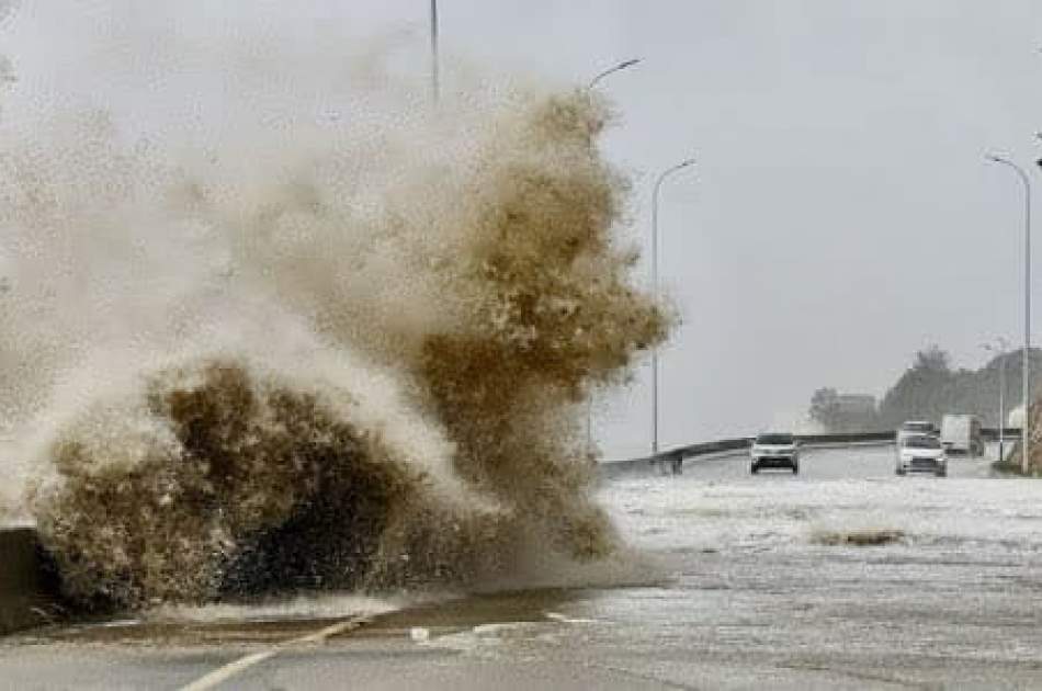 Over 300,000 displaced as typhoon lashes China