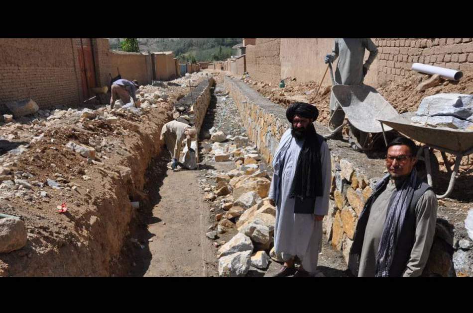 آغاز اعمار بیش از ۲ صد متر سیل‌بر در بامیان با هزینه بیش از ۱ میلیون افغانی