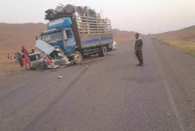 کشته شدن ۷ عضو یک خانواده در نتیجه حادثه ترافیکی در ولایت هرات