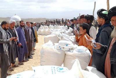 دریافت موادغذایی توسط ۲۶۰ هزار فرد آسیب‌پذیر طی ۹ ماه اخیر در افغانستان