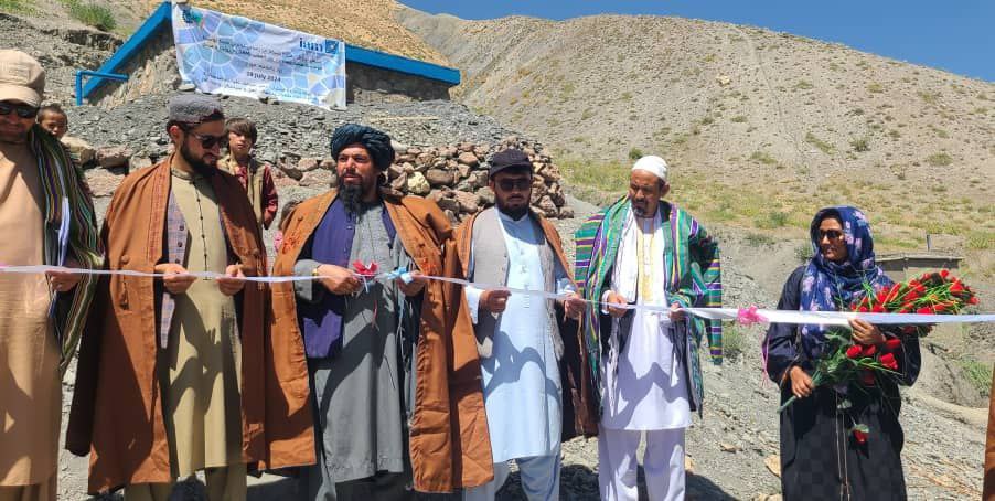 تکمیل کار ساخت چهار شبکه آب‌رسانی با هزینه بیش از ۳ میلیون افغانی در غور