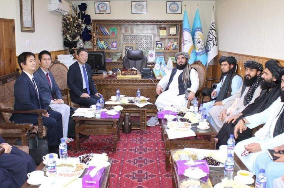 مبارزه با موادمخدر محور دیدار معین وزارت داخله با سفیر جاپان در کابل
