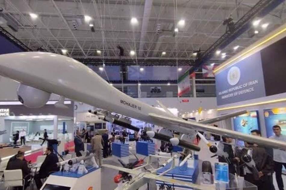 Iran showcases indigenous long-range Mohajer-10 drone