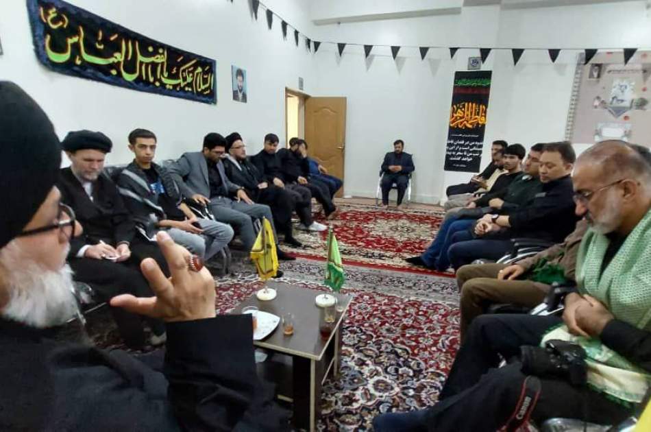 Organizational meeting of Hosseini Mazari with officials of Tebyan Center offices in Iran