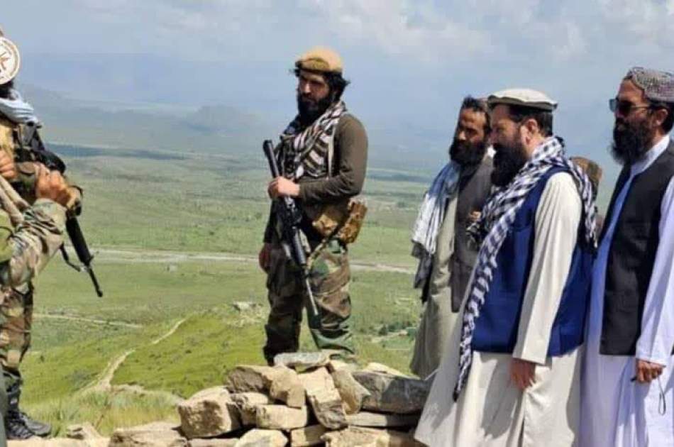 The deputy army commander assesses the security posts along the Durand Line