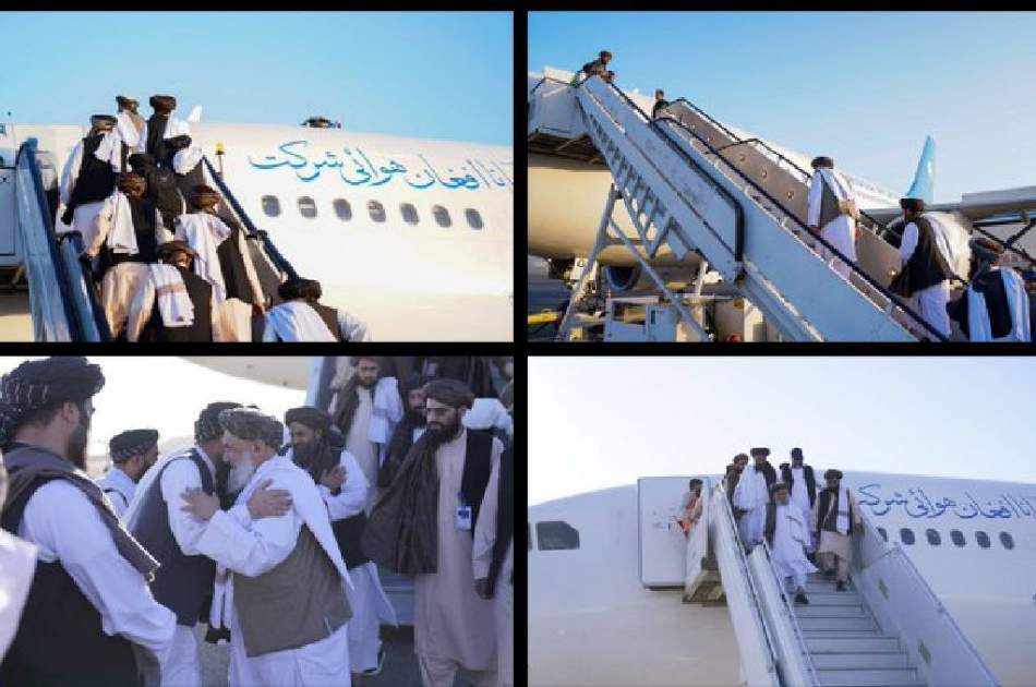 Mullah Hassan Akhund went to Turkmenistan to participate in the opening ceremony of TAPI project