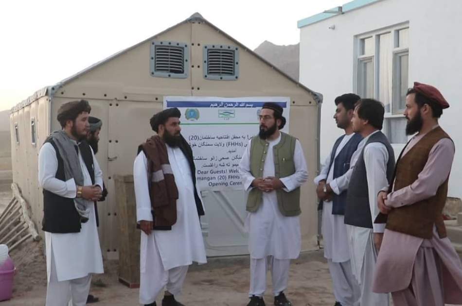 Operation of 5 health projects worth 38 million Afghanis in Samangan